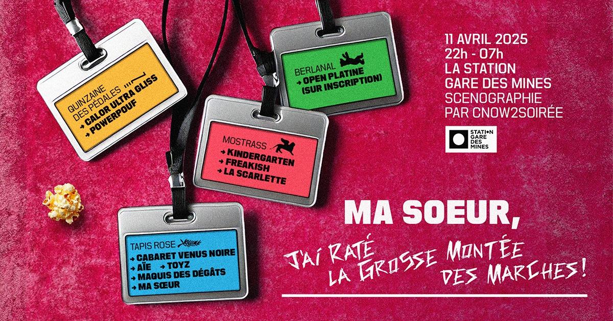 Ma soeur, j'ai raté la grosse montée des marches !