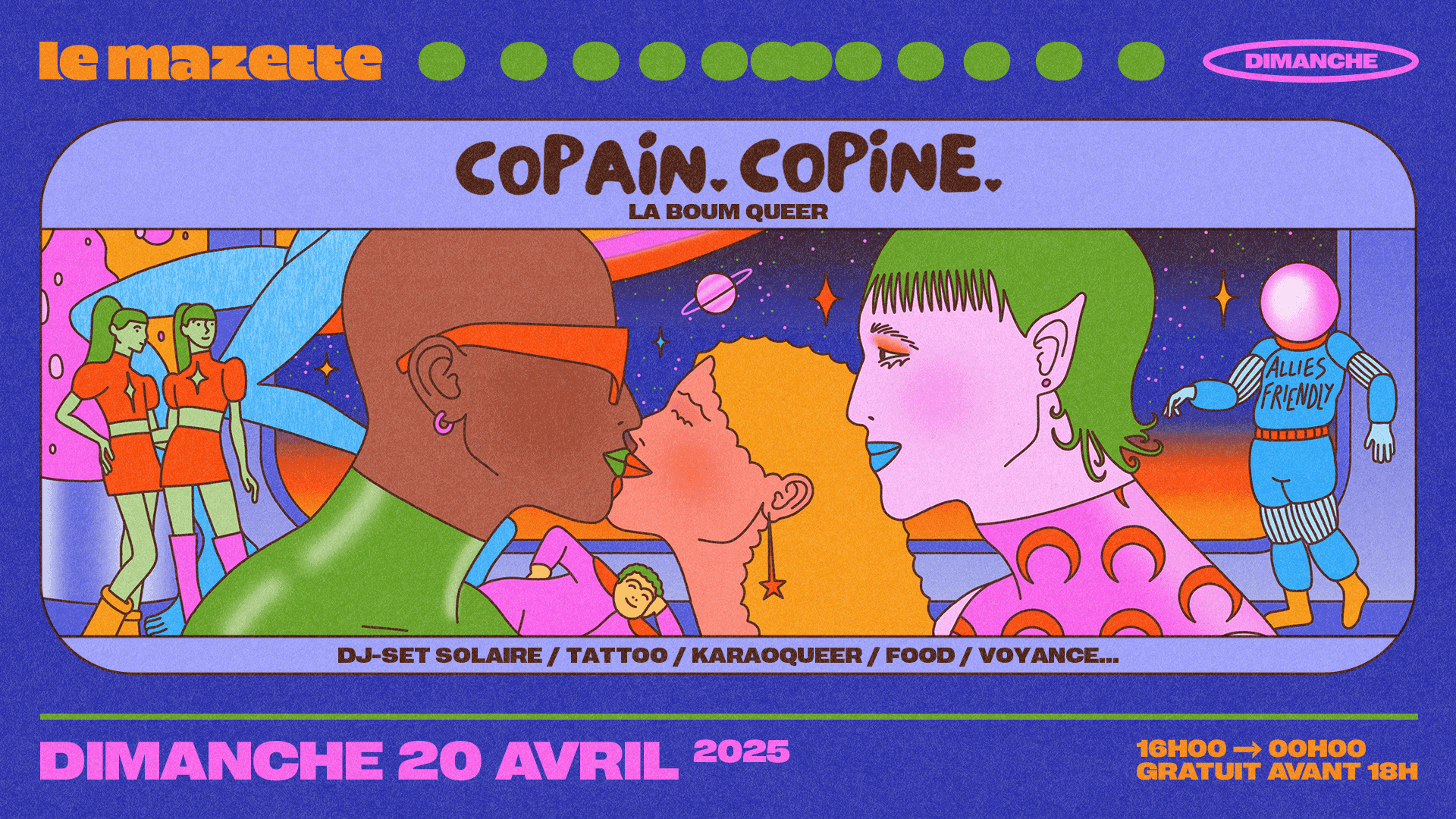 Copain-Copine présente La boum queer ! 🌞